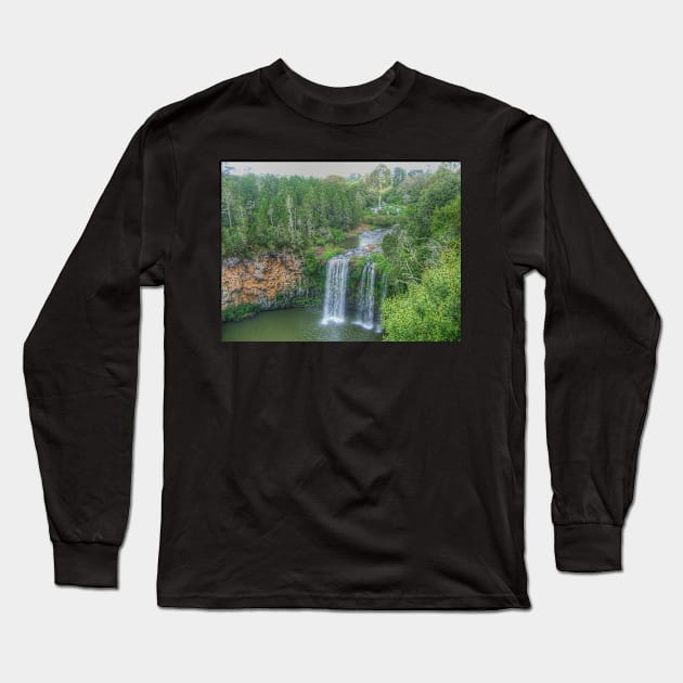 Dangar Falls .. the wider view Long Sleeve T-Shirt by Michaelm43